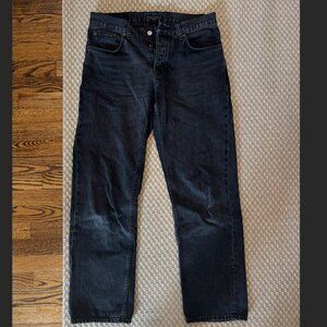 Nudie Jeans Rad Rufus Vintage Black Jeans 33W 32L